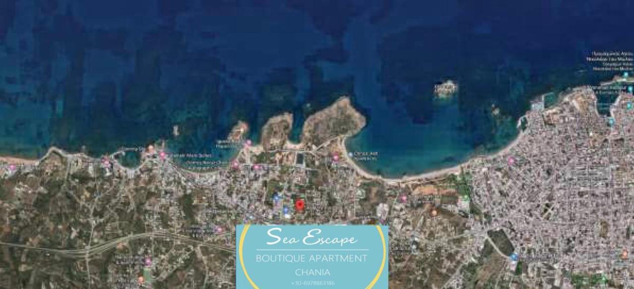 New Sea Escape Boutique Apt-Agii Aposto Li Beach 하니아 외부 사진